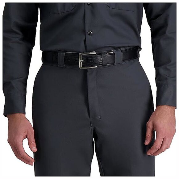Western Plaque Belt - Black | Levi Men\'s Casual Leather Belt Black Plaque